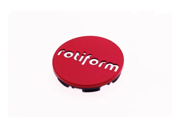 Rotiform Push-in Center Cap - Red & Chrome 1003-40RC
