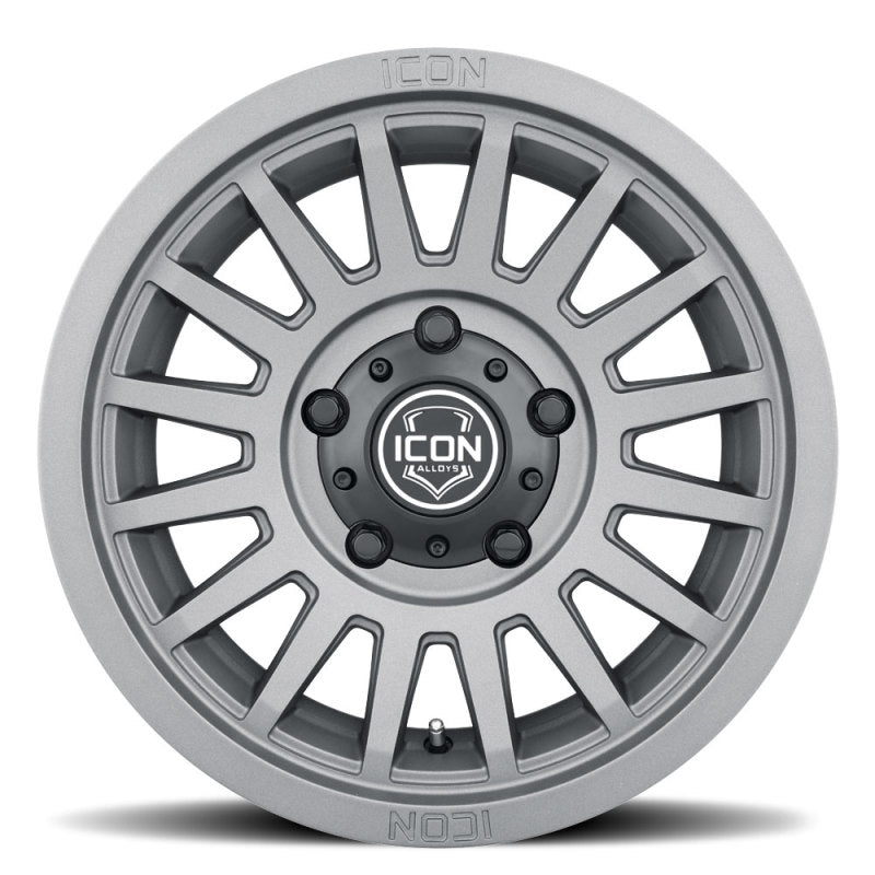 ICON Recon SLX 17x8.5 5x4.5 0mm Offset 4.75in BS 71.5mm Bore Charcoal Wheel