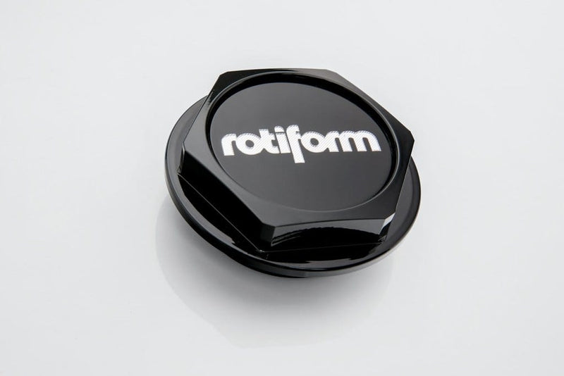 Rotiform SIX / OZR / CVT / BLQ-C / DTM Lug Cover Plate & Hex Cap - Matte Black 36390-02MB