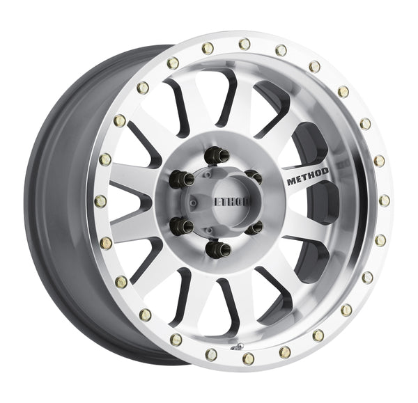 Method MR304 Double Standard 20x10 -18mm Offset 6x135 94mm CB Machined/Clear Coat Wheel