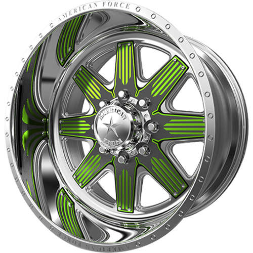 American Force Venom FP F201 Forged wheel - "Polished with Removable Faceplate, Coloring not Included"
