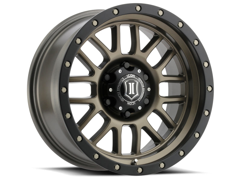 ICON Alpha 17x8.5 5x5 0mm Offset 4.75in BS 71.5mm Bore Bronze Wheel