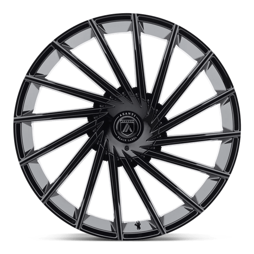 ABL-18 Matar Cast Aluminum Wheel in Gloss Black Finish from Asanti Wheels - View 3