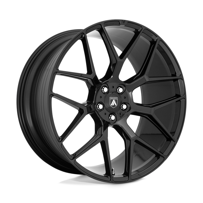 ABL-27 Dynasty Flow Formed Aluminum Wheel in Gloss Black Finish from Asanti Wheels - View 1