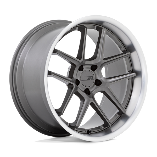 AR942 Flow Formed Aluminum Wheel in Matte Gunmetal with Machined Lip Finish from American Racing Wheels - View 1