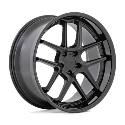 AR942 Flow Formed Aluminum Wheel in Matte Black with Gloss Black Lip Finish from American Racing Wheels - View 2