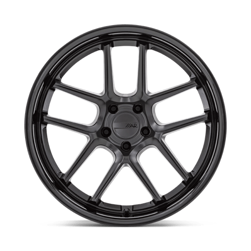 AR942 Flow Formed Aluminum Wheel in Matte Black with Gloss Black Lip Finish from American Racing Wheels - View 5
