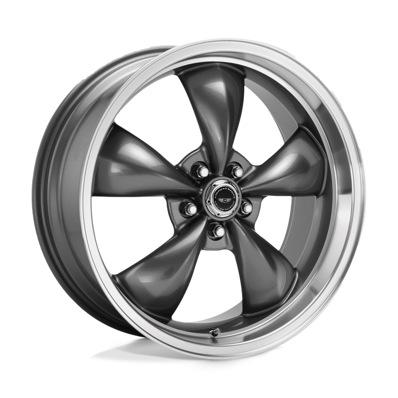 AR105 TORQ Thrust M Cast Aluminum Wheel in Anthracite Machined Lip Finish from American Racing Wheels - View 1