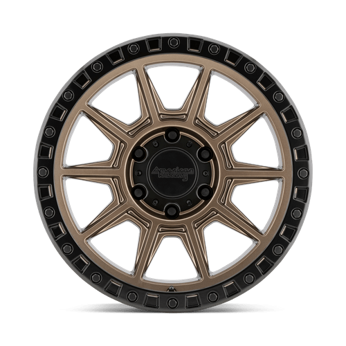 American Racing AR202 Cast Aluminum Wheel - Matte Bronze With Black Lip