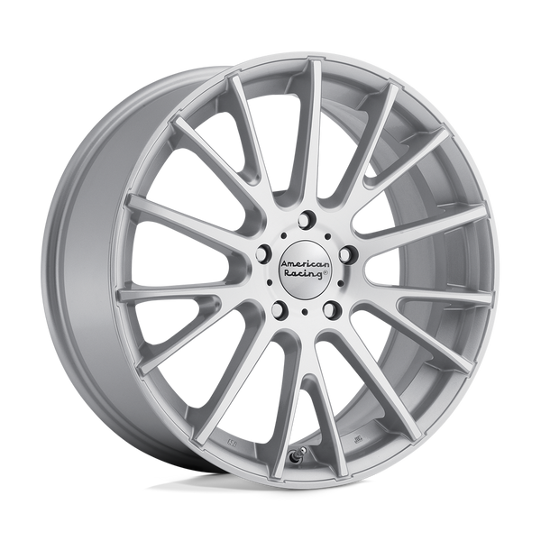 AR904 Cast Aluminum Wheel in Bright Silver Machined Face Finish from American Racing Wheels - View 1