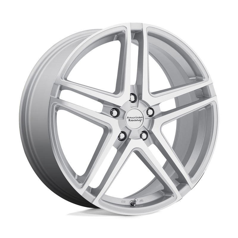 AR907 Cast Aluminum Wheel in Bright Silver Machined Face Finish from American Racing Wheels - View 1