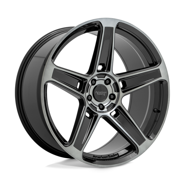AR936 Cast Aluminum Wheel in Gloss Black with Gray Tint Finish from American Racing Wheels - View 1
