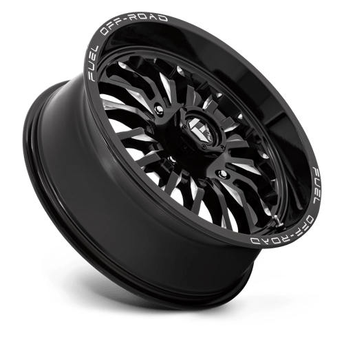D821 ARC UTV Cast Aluminum Wheel in Gloss Black Milled Finish from Fuel Wheels - View 3