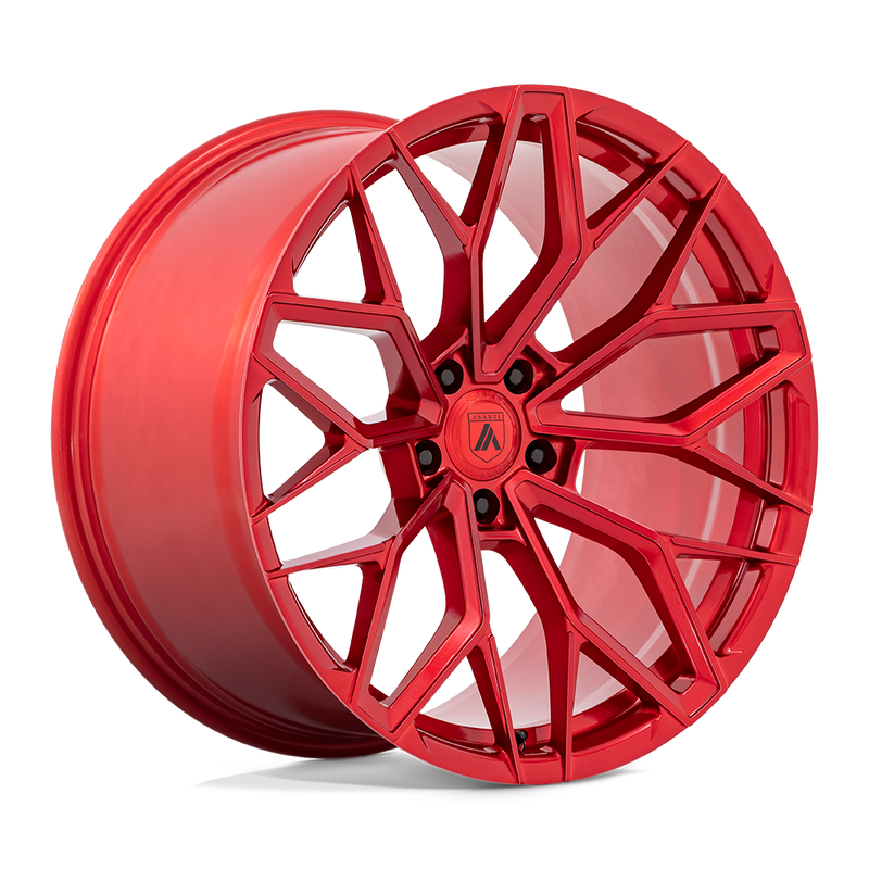 ABL-39 Mogul Flow Formed Aluminum Wheel in Candy Red Finish from Asanti Wheels - View 1