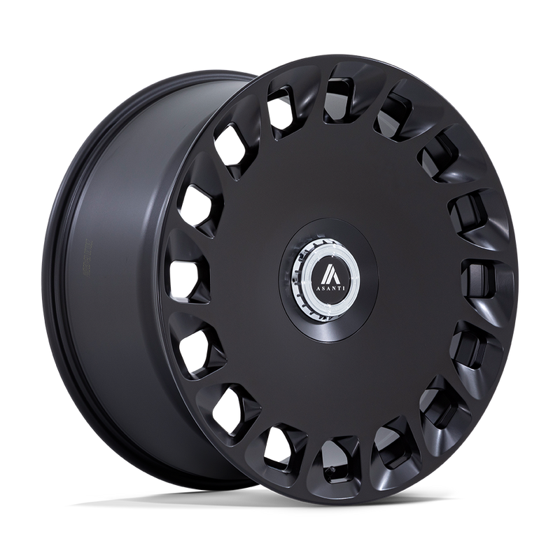 ABL-45 Aristocrat Cast Aluminum Wheel in Matte Black Finish from Asanti Wheels - View 1