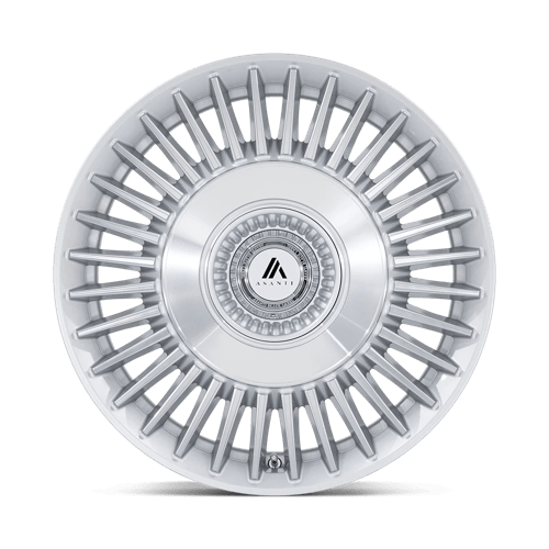 ABL-40 Tiara Cast Aluminum Wheel in Gloss Silver with Bright Machined Face Finish from Asanti Wheels - View 4