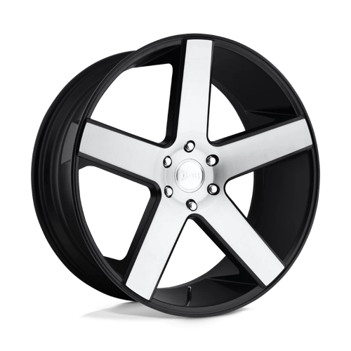 S217 Baller Cast Aluminum Wheel in Gloss Black Brushed Finish from DUB Wheels - View 2