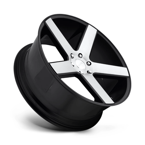 S217 Baller Cast Aluminum Wheel in Gloss Black Brushed Finish from DUB Wheels - View 3