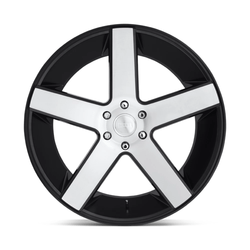 S217 Baller Cast Aluminum Wheel in Gloss Black Brushed Finish from DUB Wheels - View 4