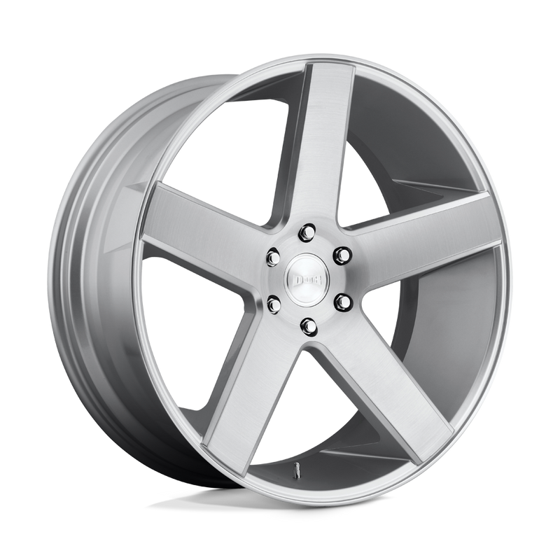 S218 Baller Cast Aluminum Wheel in Gloss Silver Brushed Finish from DUB Wheels - View 1