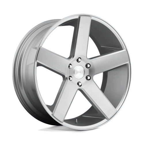 S218 Baller Cast Aluminum Wheel in Gloss Silver Brushed Finish from DUB Wheels - View 2