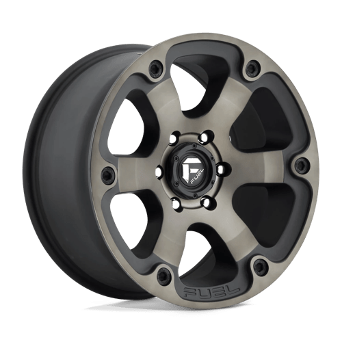 D564 Beast Cast Aluminum Wheel in Matte Black Double Dark Tint Finish from Fuel Wheels - View 2