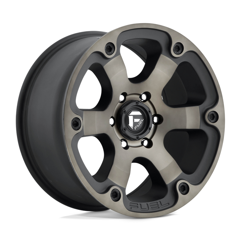 D564 Beast Cast Aluminum Wheel in Matte Black Double Dark Tint Finish from Fuel Wheels - View 1