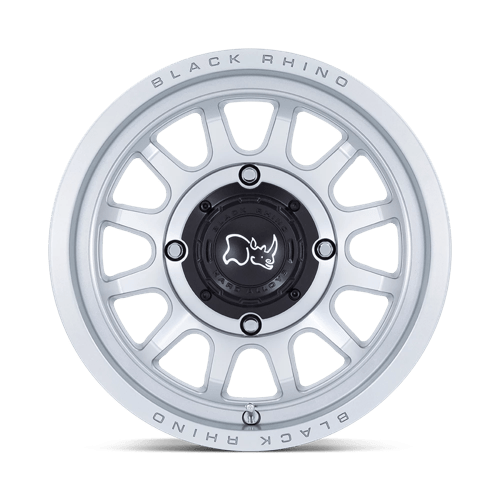 Rapid UTV Cast Aluminum Wheel in Hyper Silver with Machined Face Finish from Black Rhino Wheels - View 4