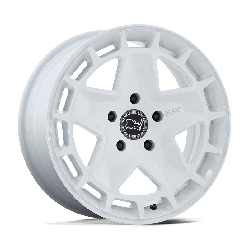 Corsica Monoblock Forged Wheel in Gloss White Finish from Black Rhino Wheels - View 1