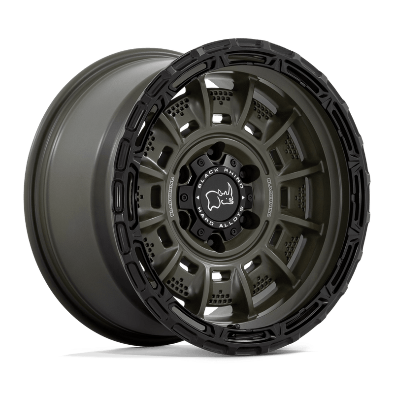 Black Rhino Legion Cast Aluminum Wheel - Olive Drab Green With Black Lip