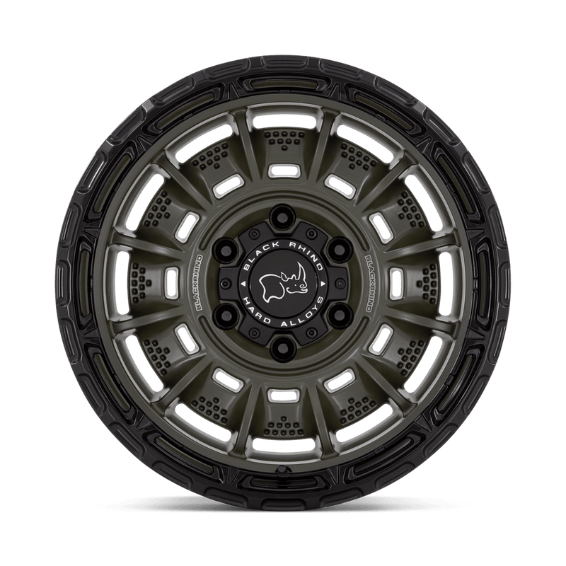 Black Rhino Legion Cast Aluminum Wheel - Olive Drab Green With Black Lip