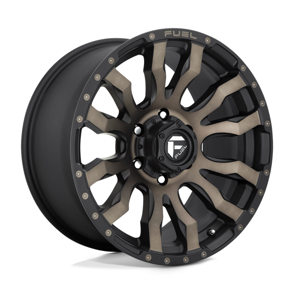 D674 Blitz Cast Aluminum Wheel in Matte Black Double Dark Tint Finish from Fuel Wheels - View 1