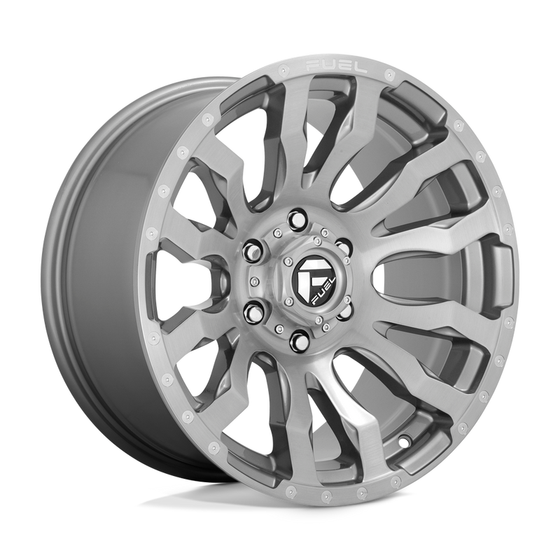 D693 Blitz Cast Aluminum Wheel in Platinum Finish from Fuel Wheels - View 1