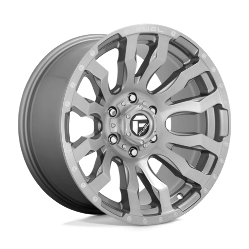 D693 Blitz Cast Aluminum Wheel in Platinum Finish from Fuel Wheels - View 2