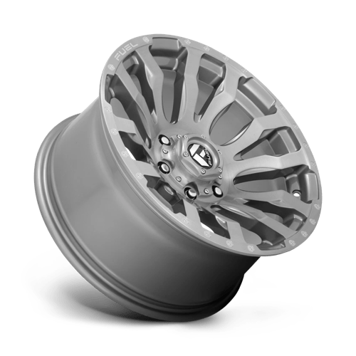 D693 Blitz Cast Aluminum Wheel in Platinum Finish from Fuel Wheels - View 3