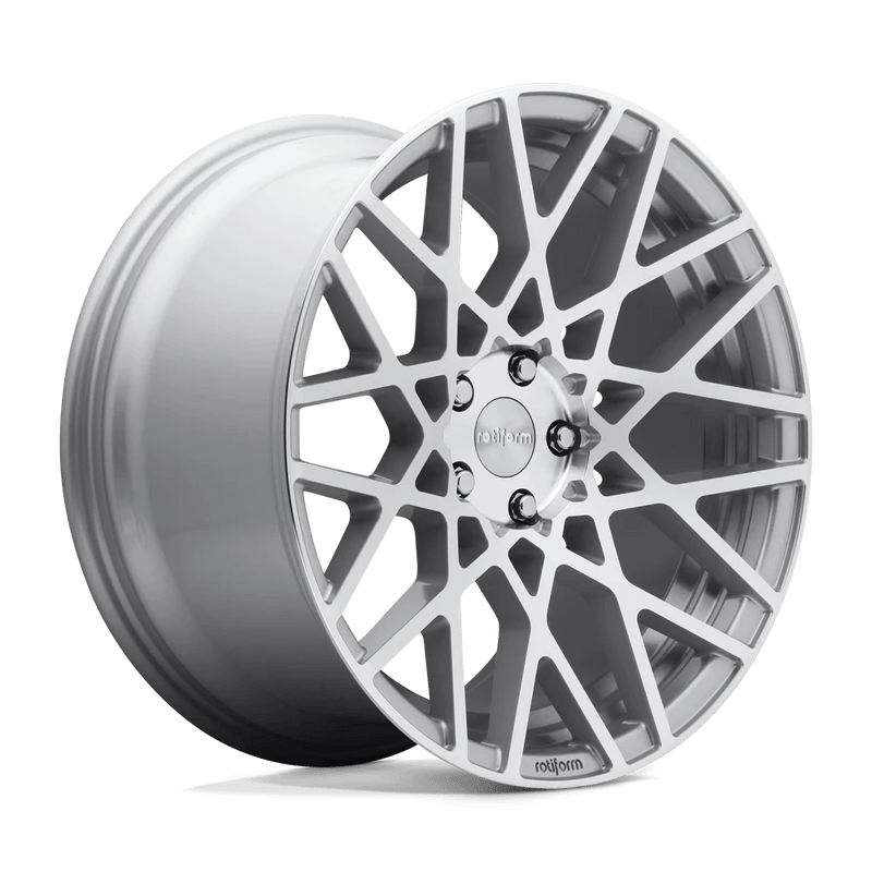 Rotiform BLQ Cast Aluminum Wheel - Gloss Silver Machined (R110)