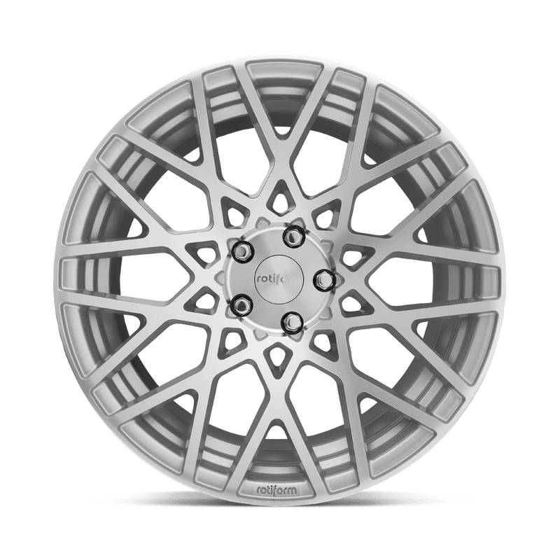 Rotiform BLQ Cast Aluminum Wheel - Gloss Silver Machined (R110)