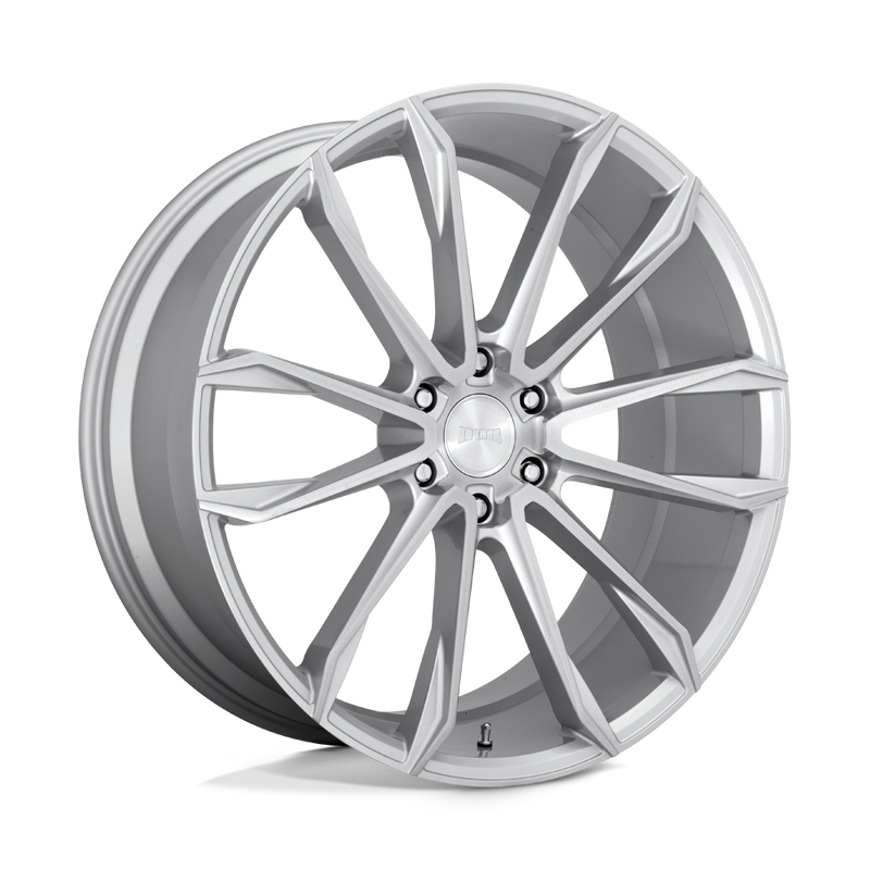 S248 Clout Cast Aluminum Wheel in Gloss Silver Brushed Finish from DUB Wheels - View 1