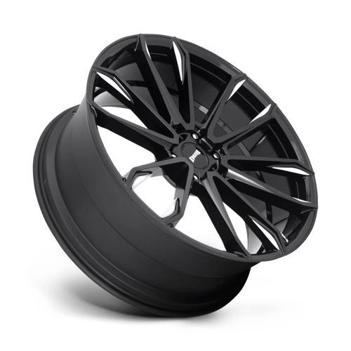 S252 Clout Cast Aluminum Wheel in Gloss Black Milled Finish from DUB Wheels - View 3