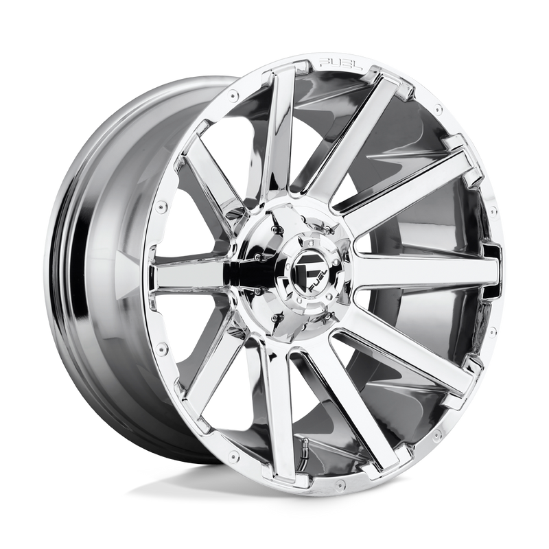 D614 Contra Cast Aluminum Wheel in Chrome Plated Finish from Fuel Wheels - View 1