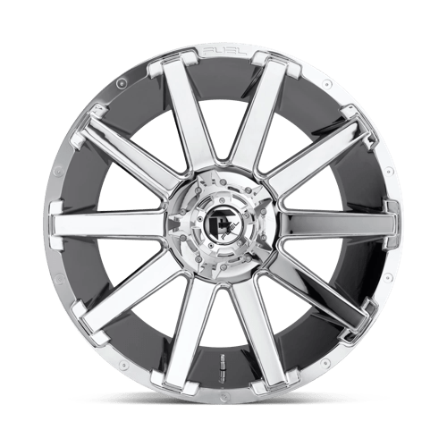 D614 Contra Cast Aluminum Wheel in Chrome Plated Finish from Fuel Wheels - View 5