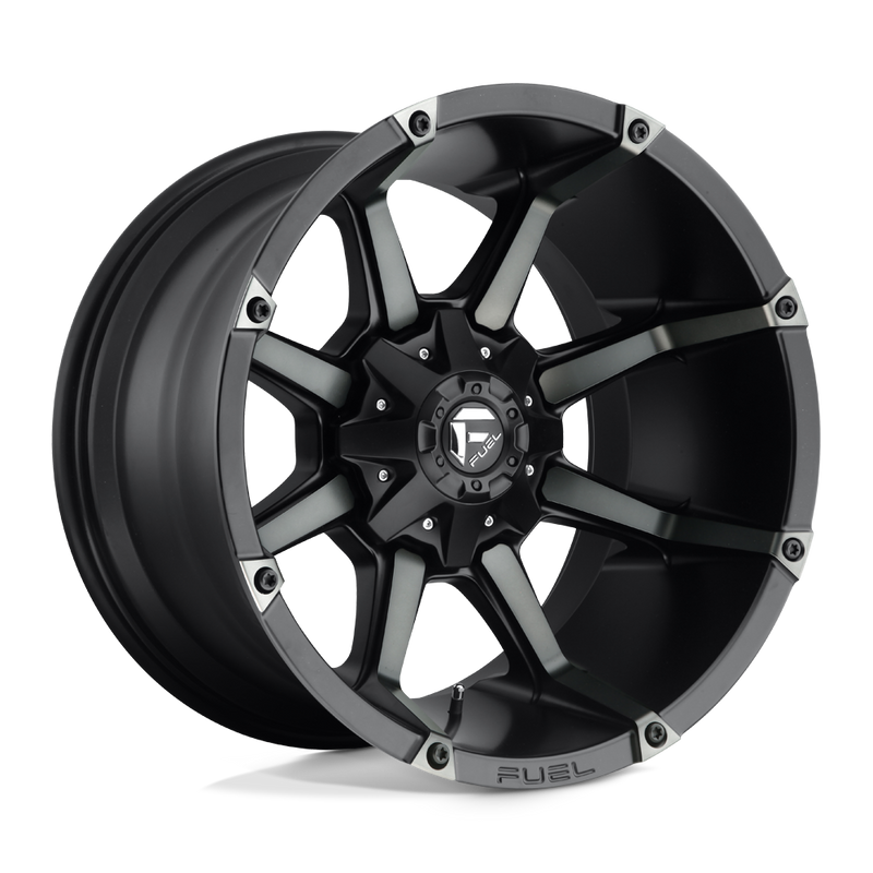 D556 Coupler Cast Aluminum Wheel in Matte Black Double Dark Tint Finish from Fuel Wheels - View 1