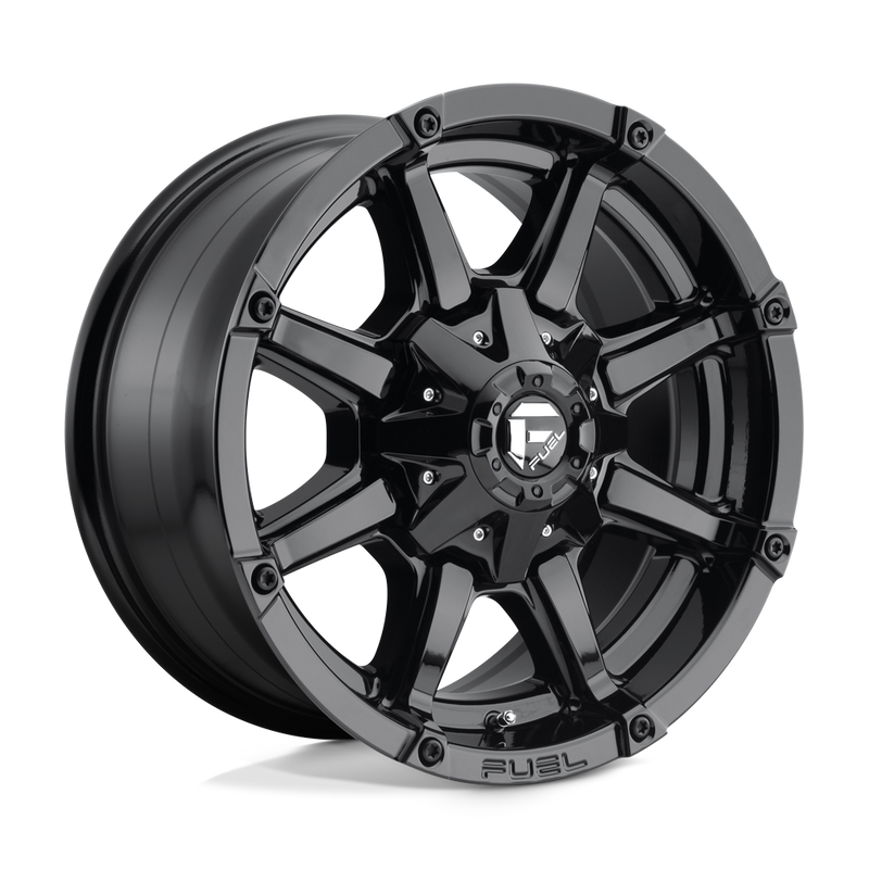 D575 Coupler Cast Aluminum Wheel in Gloss Black Finish from Fuel Wheels - View 1