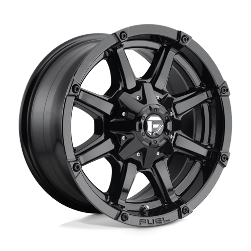 D575 Coupler Cast Aluminum Wheel in Gloss Black Finish from Fuel Wheels - View 2