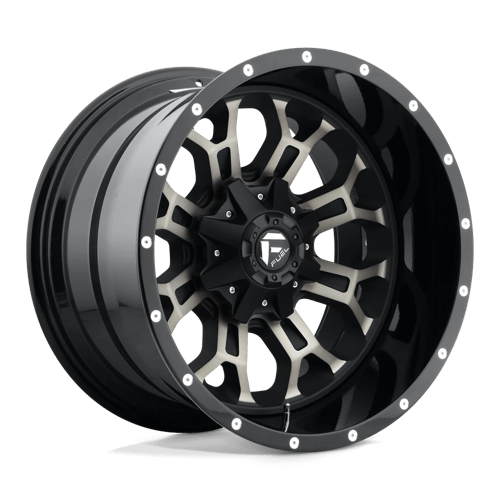 D561 Crush Cast Aluminum Wheel in Gloss Machined with Double Dark Tint Finish from Fuel Wheels - View 2