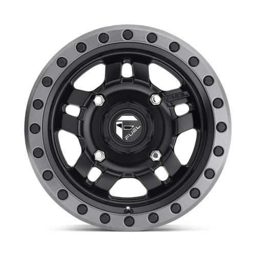 D557 ANZA Cast Aluminum Wheel in Matte Black Gunmetal Ring Finish from Fuel Wheels - View 5