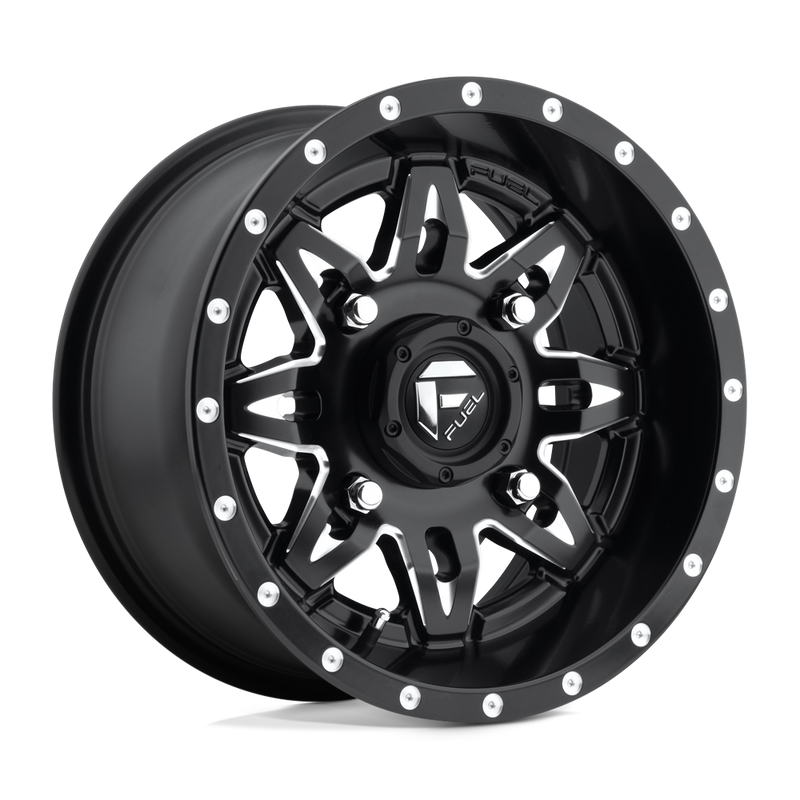 D567 Lethal Cast Aluminum Wheel in Matte Black Milled Finish from Fuel Wheels - View 1