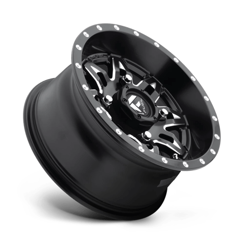D567 Lethal Cast Aluminum Wheel in Matte Black Milled Finish from Fuel Wheels - View 3