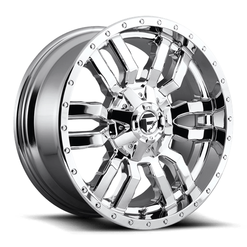 D631 Sledge Cast Aluminum Wheel in Chrome Plated Finish from Fuel Wheels - View 2