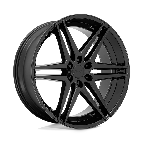 S268 Dirty DOG Cast Aluminum Wheel in All Glossy Black Finish from DUB Wheels - View 1